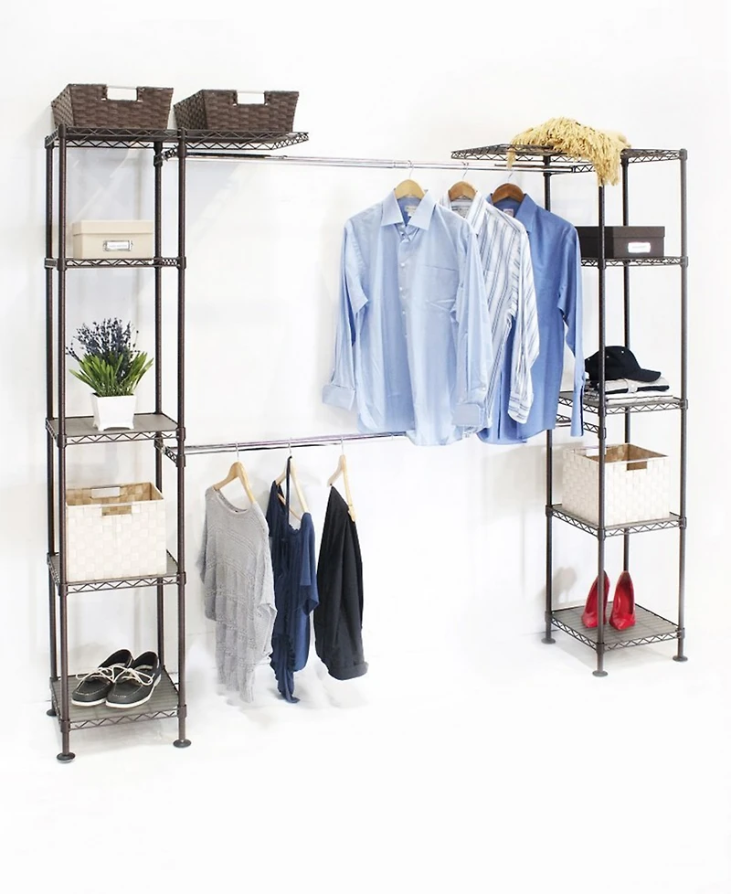 Seville Classics Expandable Closet Organizer System