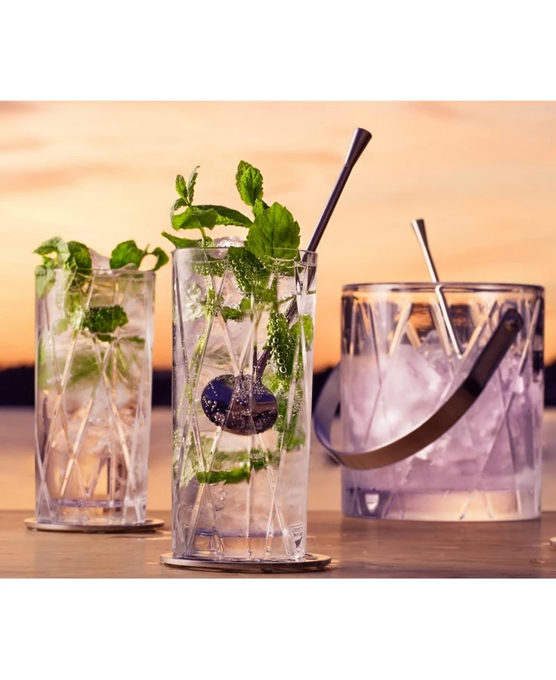Orrefors City Highball Glasses, Set of 4