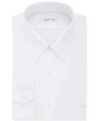 Van Heusen Men's Bigger Fit Wrinkle Free Poplin Solid Dress Shirt