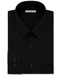 Van Heusen Men's Bigger Fit Wrinkle Free Poplin Solid Dress Shirt