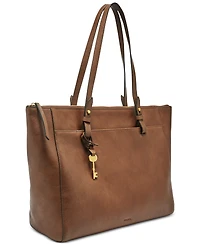 Fossil Rachel Leather Tote with Zipper