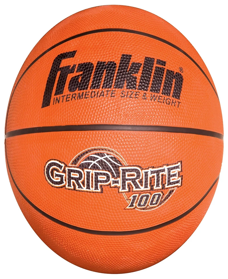 Franklin Sports Intermediate Size Grip-Rite 100 Rubber Basketball