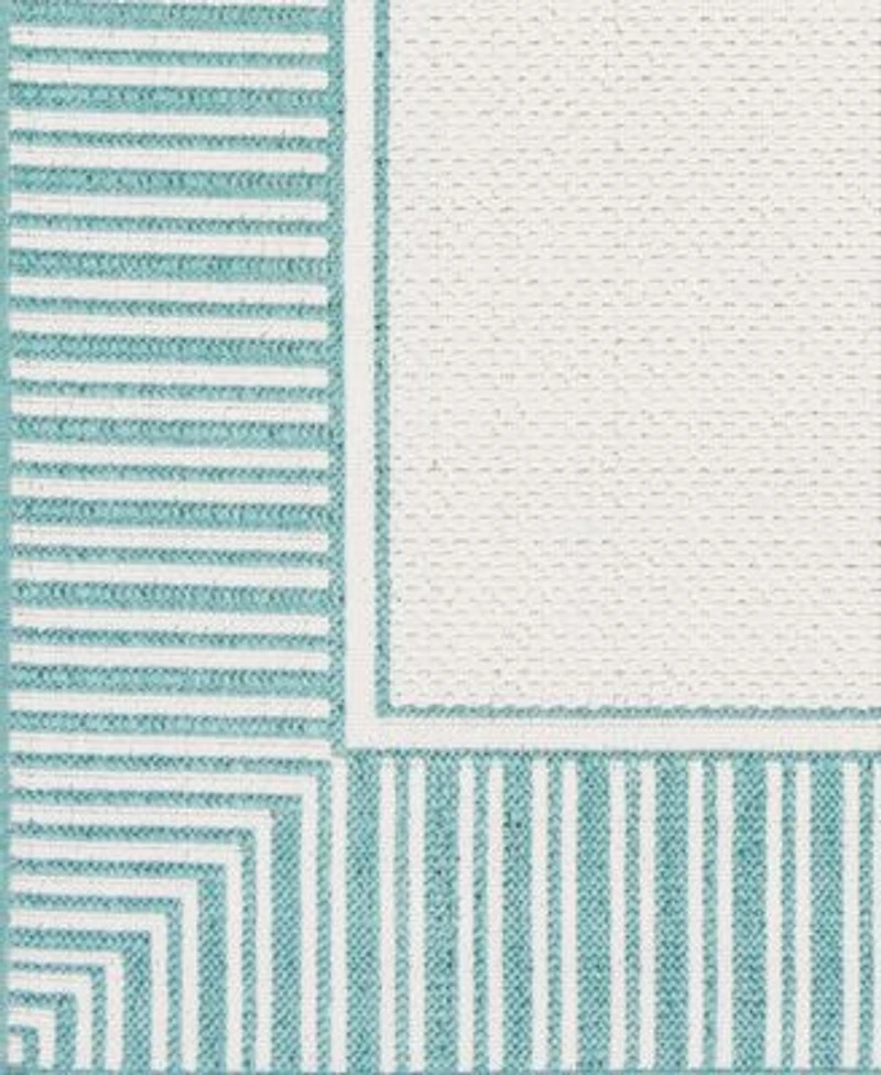 Livabliss Alfresco Alf 9680 Teal Area Rug Collection