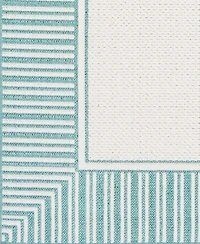 Livabliss Alfresco Alf 9680 Teal Area Rug Collection