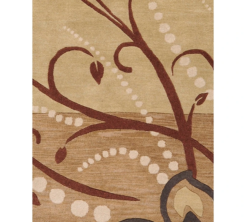 Livabliss Athena Ath-5006 Camel 3' x 12' Runner Area Rug