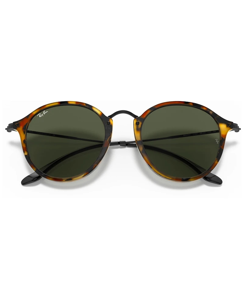 Ray-Ban Sunglasses, RB2447 Round Fleck