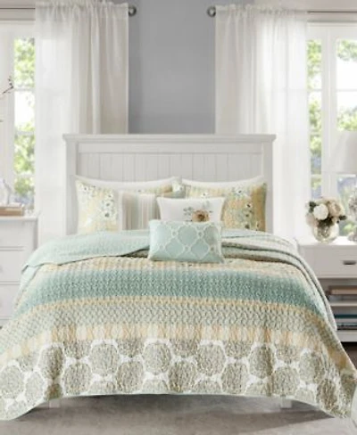 Madison Park Willa Cotton Sateen Quilt Sets