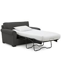 Closeout! Astra 59" Roll Arm Fabric Chair Bed, Created for Macy's