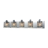 Optix 5 Light Vanity in Polished Chrome