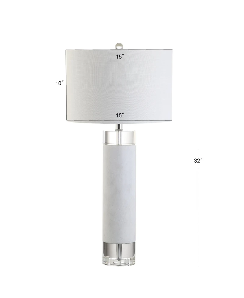 Jonathan Y Hunter Marble or Crystal Led Table Lamp