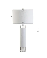 Jonathan Y Hunter Marble or Crystal Led Table Lamp
