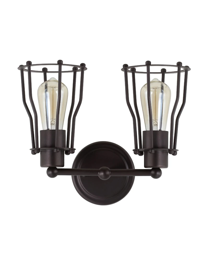 Jonathan Y Evelyn -Light Metal Vanity Light