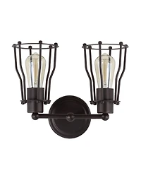 Jonathan Y Evelyn -Light Metal Vanity Light