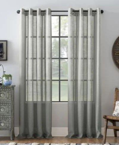 Archaeo Slub Textured Linen Blend Grommet Top Curtain Collection