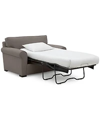 Closeout! Astra 59" Roll Arm Fabric Chair Bed, Created for Macy's