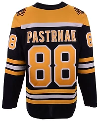 Authentic Nhl Apparel Men's David Pastrnak Boston Bruins Breakaway Player Jersey