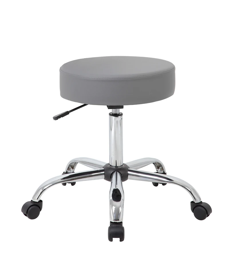 Boss Office Products Antimicrobial Upholstered Medical Stool