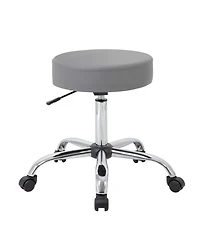 Boss Office Products Antimicrobial Upholstered Medical Stool