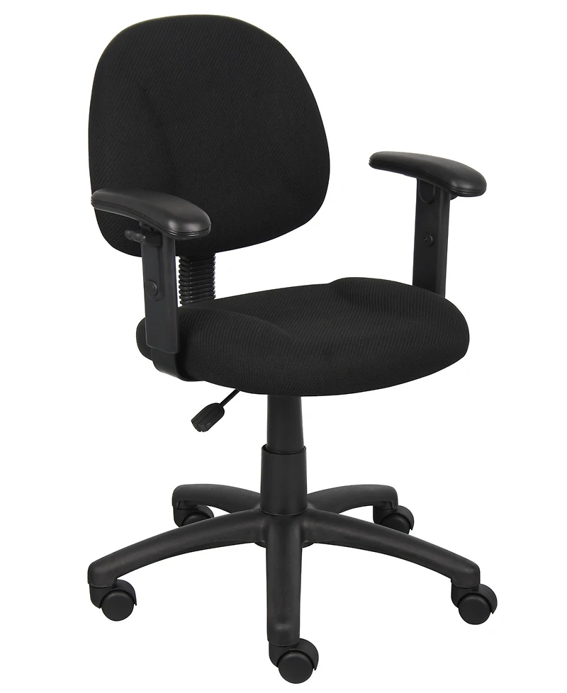 Boss Office Products Deluxe Posture Chair W/ Adjustable Arms