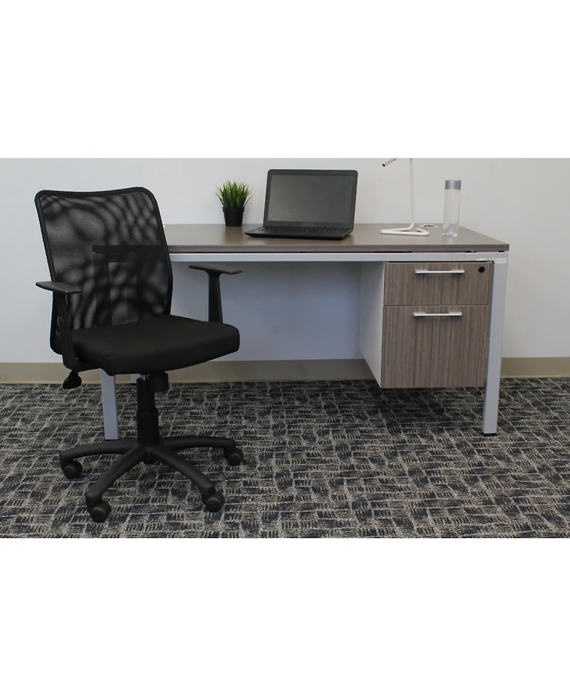 Boss Office Products Budget Mesh Task Chair W/ T-Arms