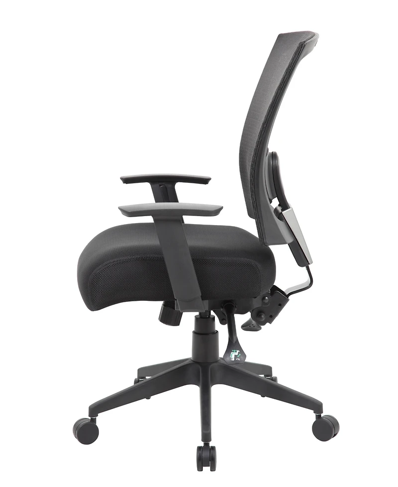Boss Office Products Mesh Back 3-Paddle Task Chair