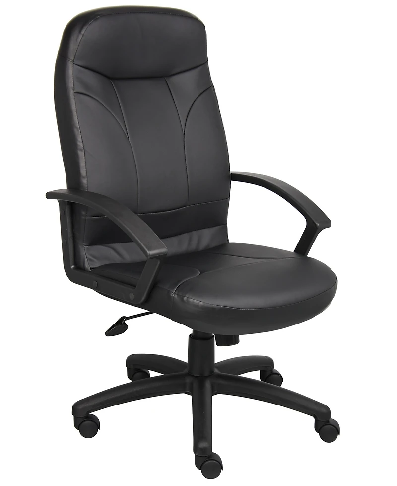 Boss Office Products High Back LeatherPlus Chair