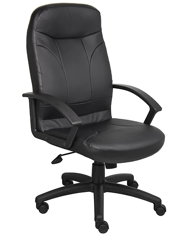 Boss Office Products High Back LeatherPlus Chair