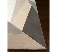 Livabliss Forum Fm-7225 Charcoal 5' x 8' Area Rug