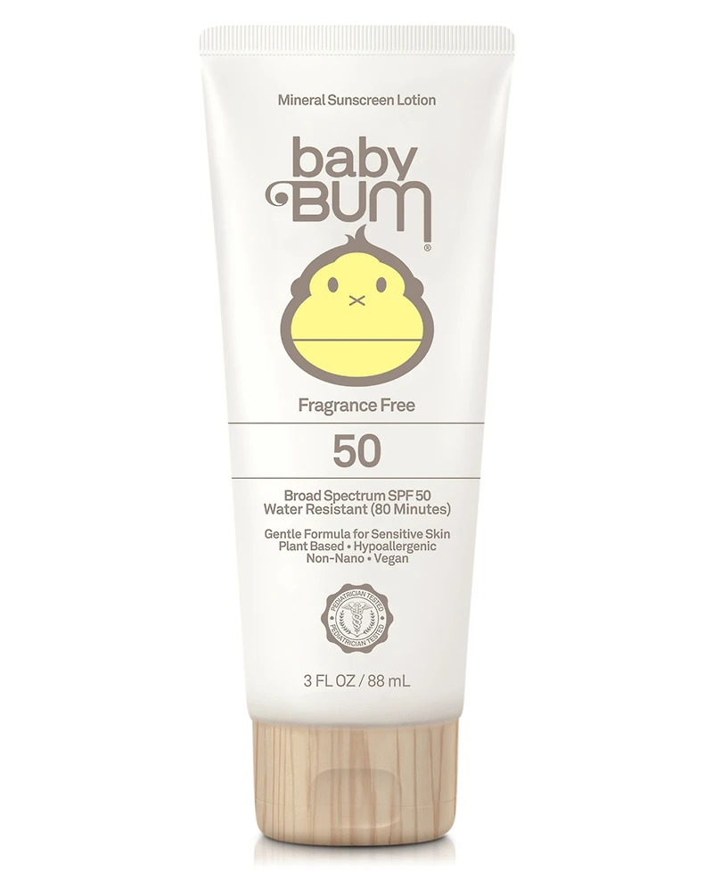 Sun Bum Baby Bum Spf 50 Mineral Sunscreen Lotion, 3 oz.