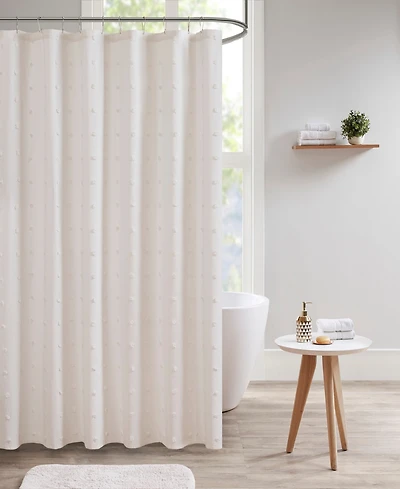 Intelligent Design Brooklyn Pom Shower Curtain, 70" x 72"