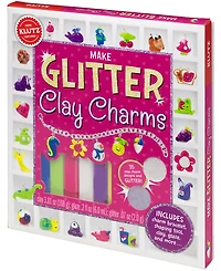 Make Glitter Clay Charms