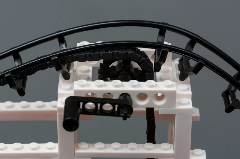 Cdx Blocks Brick Construction Little Dipper Roller Coaster Building Set