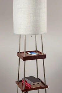 Adesso Henry Wireless Charging Floor Lamp