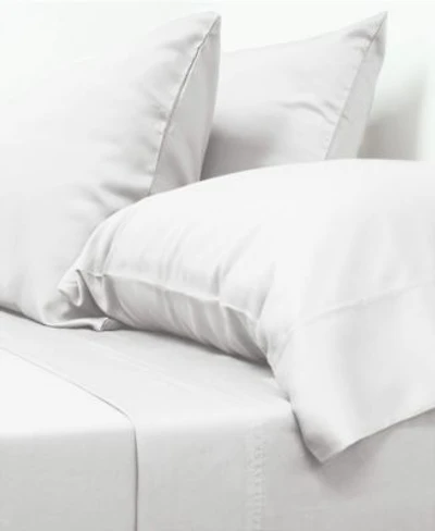 Cariloha Classic 4 Piece Twill Sheet Set Queen Viscose Material Extra Soft Cooling For Hot Sleepers Corner Bands