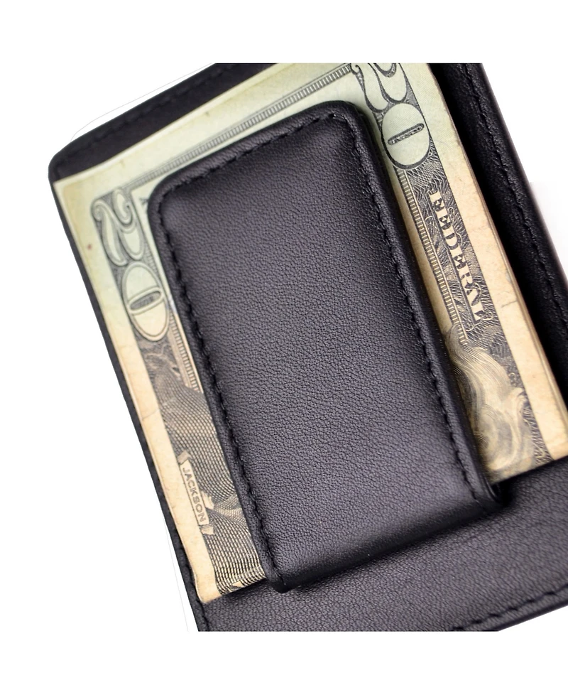 Men's Royce New York Magnetic Money Clip Wallet