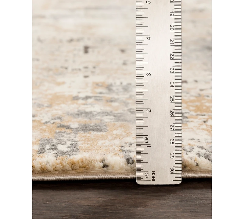 Livabliss Pune Pun-2300 Beige 2' x 3' Area Rug