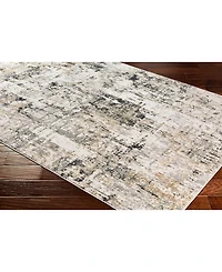 Livabliss Quatro Qua-2300 Medium Gray 2' x 3' Area Rug