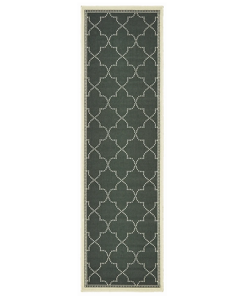 Oriental Weavers Marina 6025 2'3" x 7'6" Indoor/Outdoor Runner Area Rug