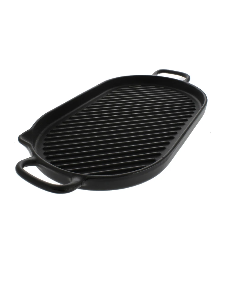 Chasseur French Cast Iron 14" Oval Grill Pan