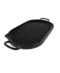 Chasseur French Cast Iron 14" Oval Grill Pan