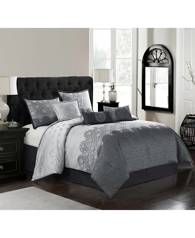 Stratford Park Harwick 7-Piece Comforter Set, Queen