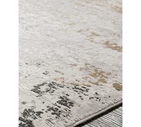 Surya Solar Sor-2302 Medium Gray 3' x 9'10" Runner Area Rug