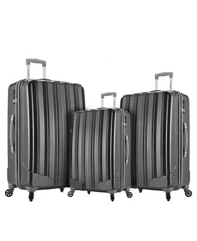 Rockland Barcelona 3-Pc. Hardside Luggage Set