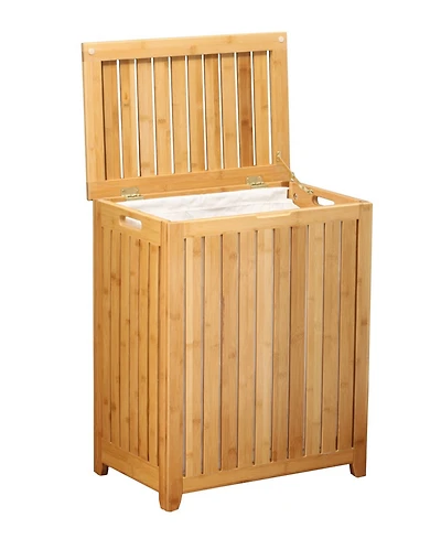 Oceanstar Spa-Style Bamboo Laundry Hamper