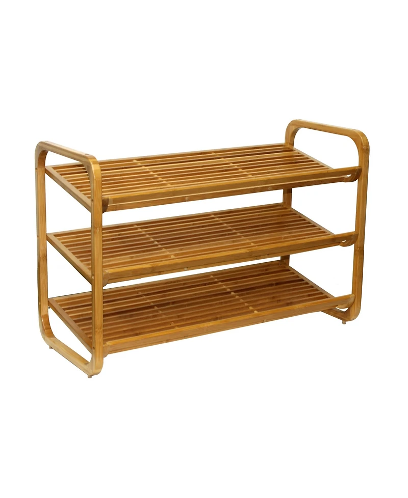 Oceanstar 3 Tier Bamboo Shoe Rack