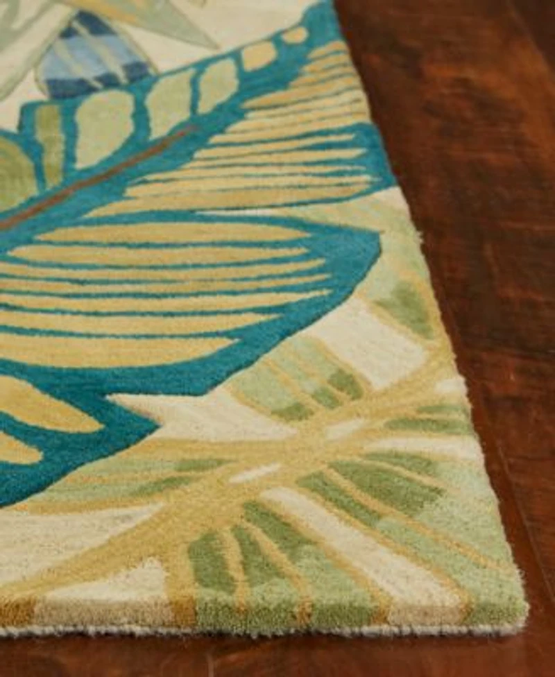 Kas Sparta Nassau 3154 Ivory Teal Area Rug