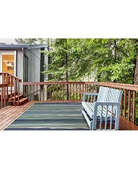 Kas Harbor Lagoon 4216 Ocean 2' x 3' Indoor/Outdoor Area Rug