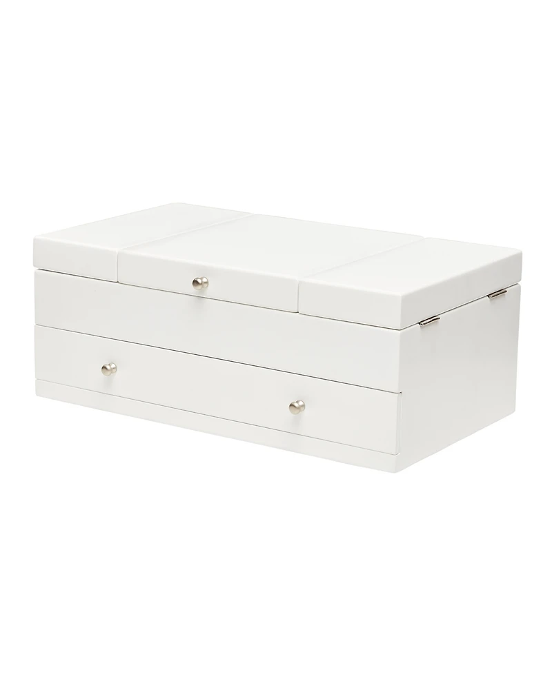 Mele & Co. Everly Wooden Triple Lid Jewelry Box