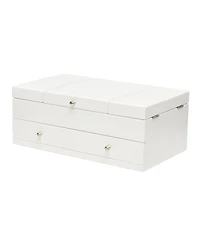 Mele & Co. Everly Wooden Triple Lid Jewelry Box