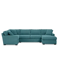 Radley -Pc. Fabric Chaise Sectional Sofa with Corner Piece